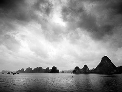 The Halong Bay in Vietnam in February 2007.