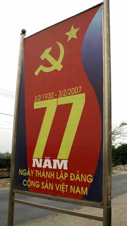 77. Gr&uuml;ndungsjubil&auml;um der Kommunistischen Partei Vietnam